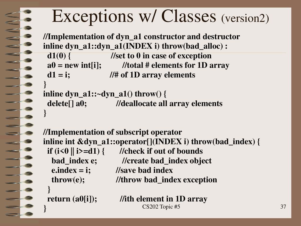 Advanced C++ Exception Handling ppt download