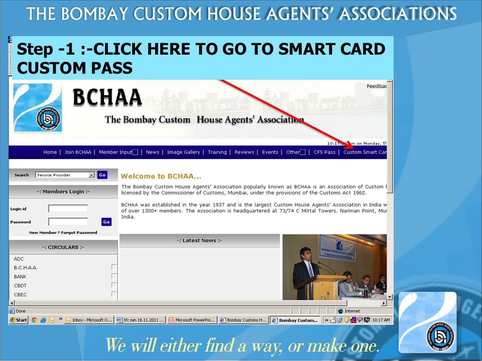 Step -1 :-CLICK HERE TO GO TO SMART CARD CUSTOM PASS