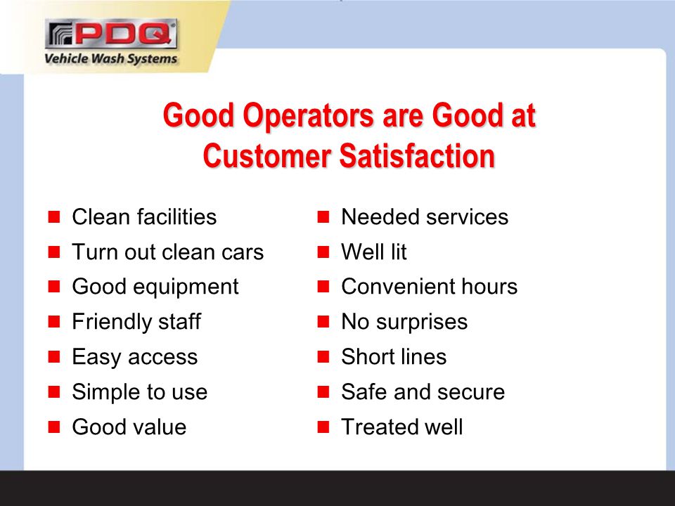 Good Operators are Good at Customer Satisfaction