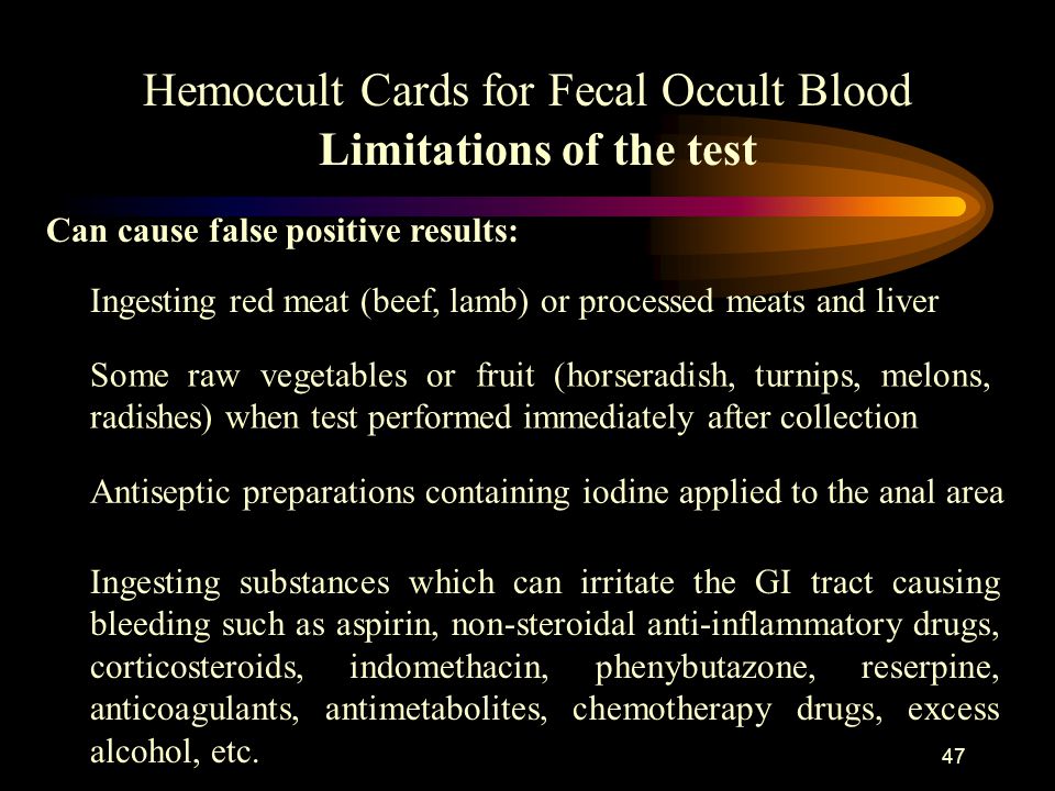 Blood Clots Series Is Fecal Occult Blood Testing Helpful In Deciding Whether It S Safe To Prescribe Anticoagulants Canadiem