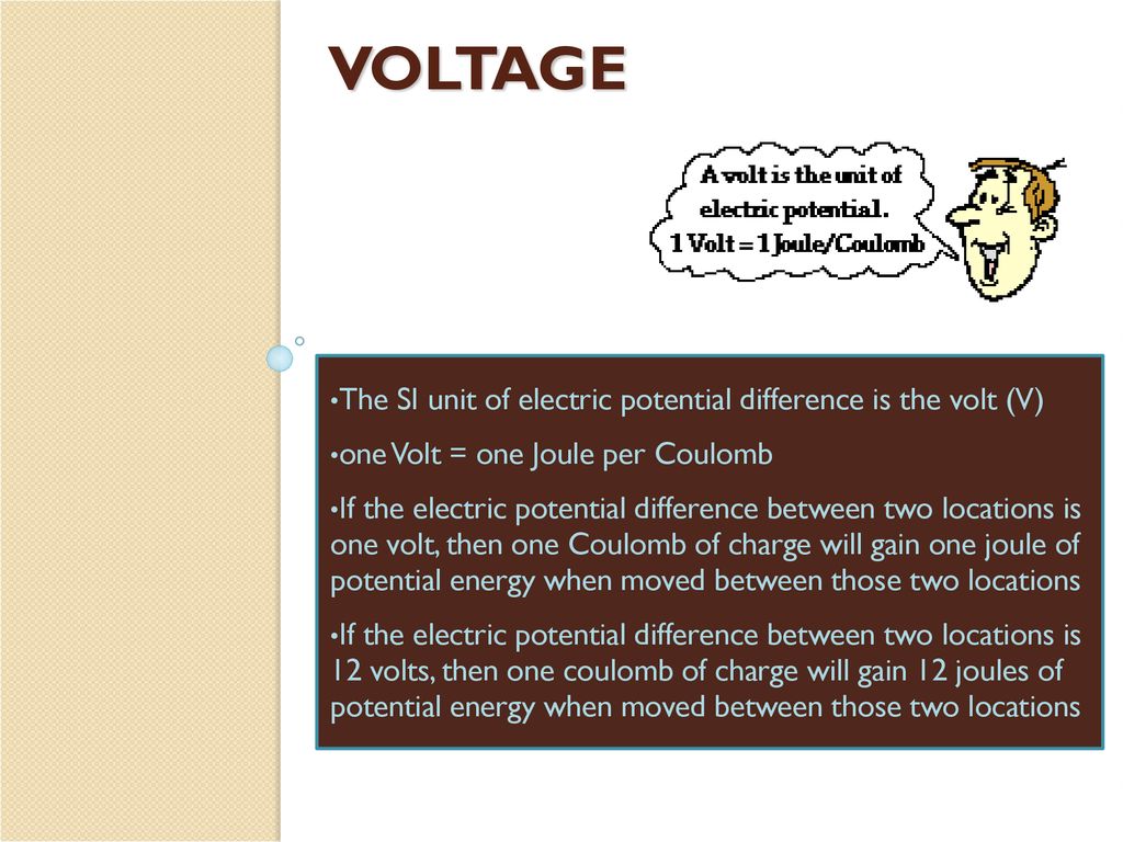 ELECTRIC POTENTIAL DIFFERENCE ppt download