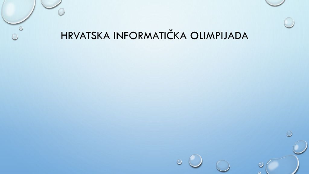 Hrvatska informatička olimpijada
