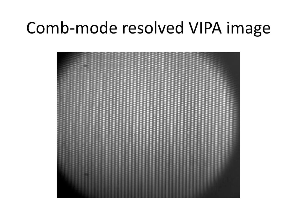 Comb-mode resolved VIPA image