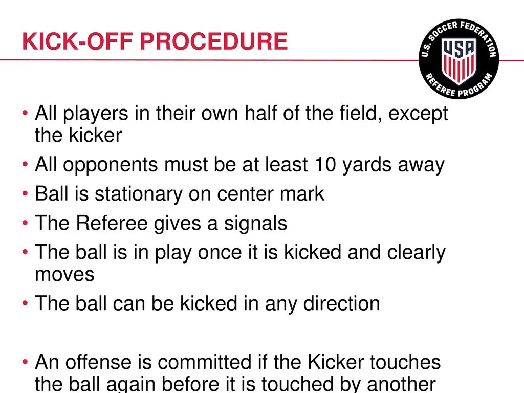 LAW 8 – Kick-Off and Dropped Ball - ppt download