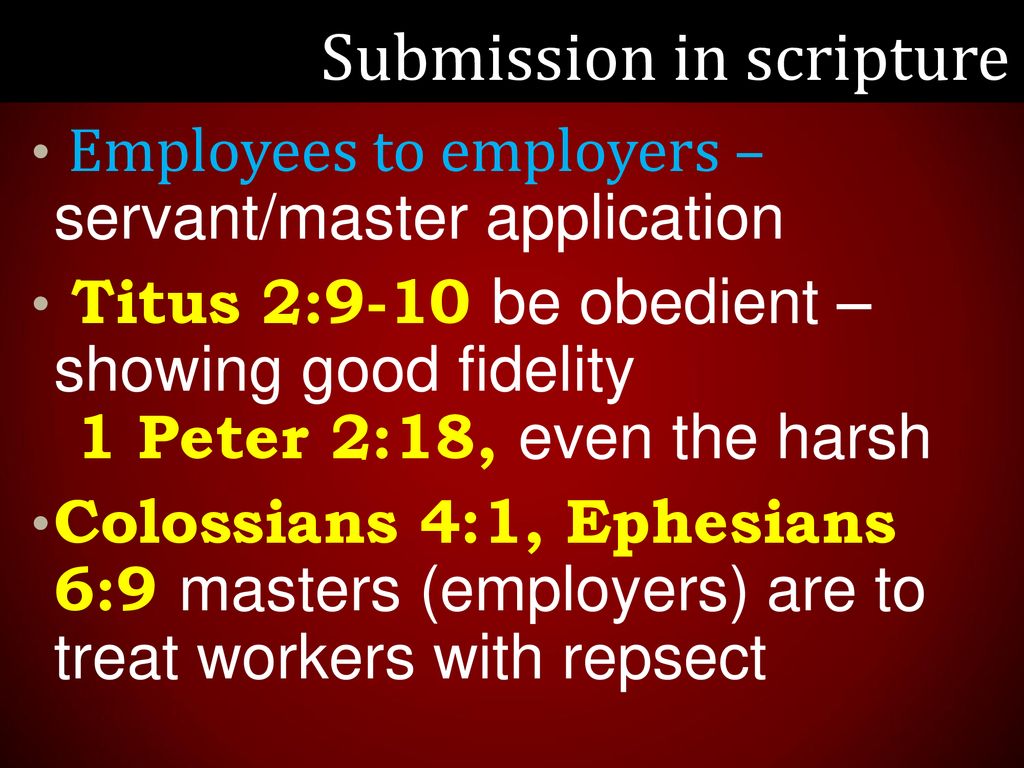 SUBMIT TO ONE ANOTHER 1 Peter 5:5. - ppt download