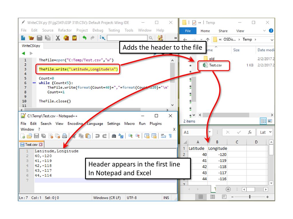 Creates the file on disk and opens it for writing ppt download