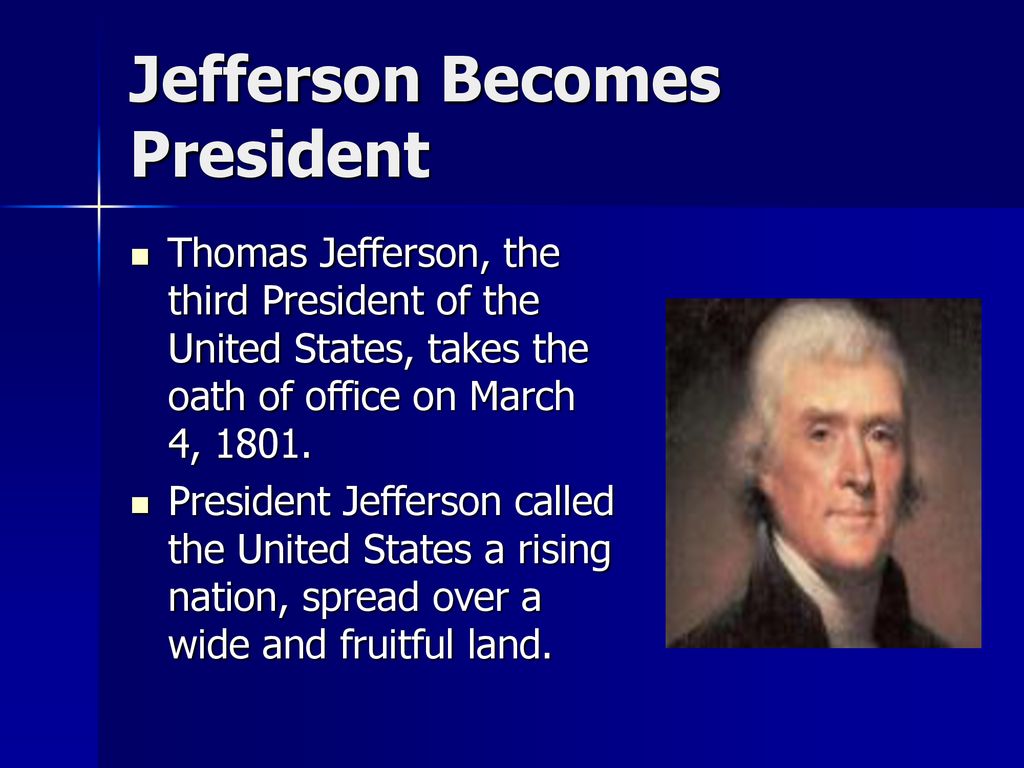 Jefferson Becomes President - ppt download