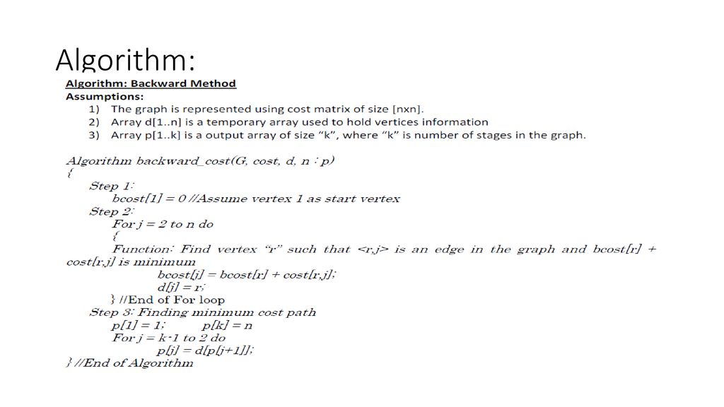 Unit 4: Dynamic Programming - ppt download