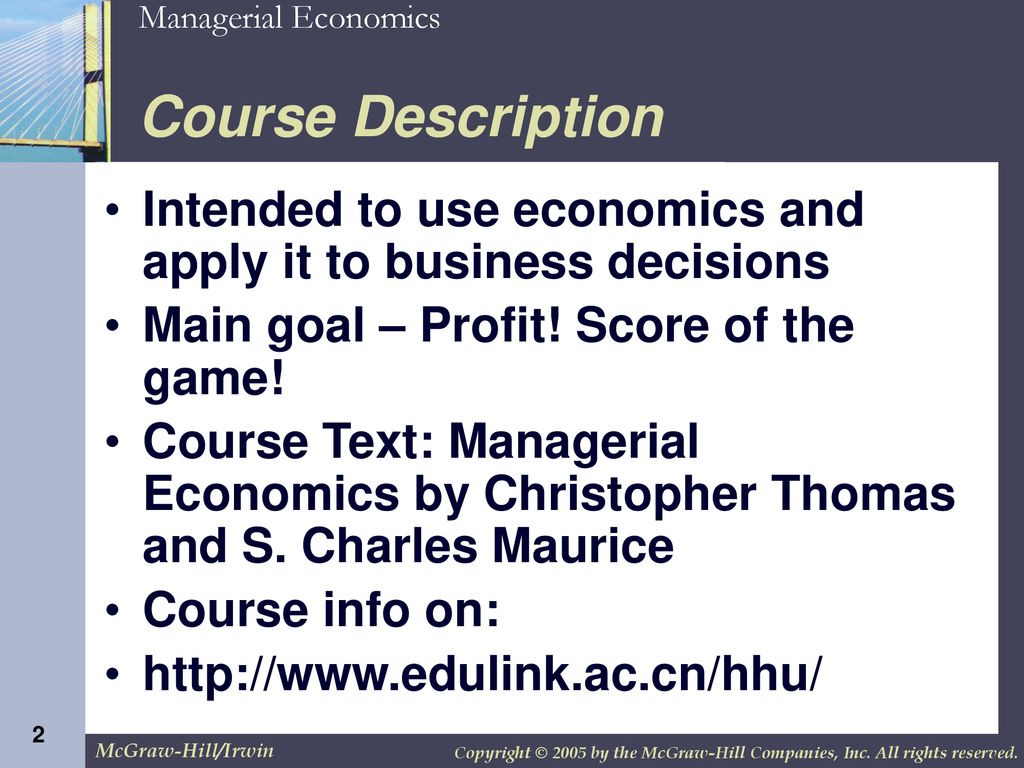 Lecture One I Introduction Ii Profits And Markets Ppt Download