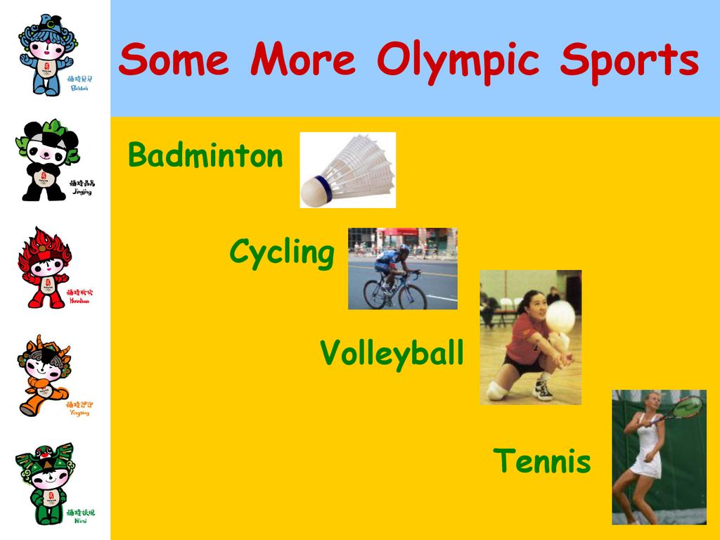 Some More Olympic Sports
