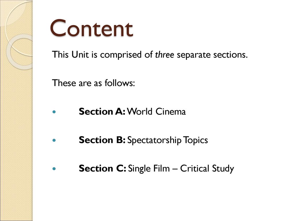 Introduction to FM4: Varieties of Film Experiences - ppt download