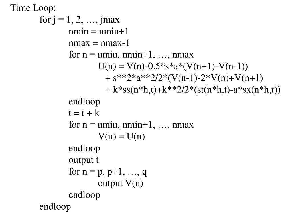Hyperbolic Equations Pure Ivp Lax Wendroff Method Ppt Download