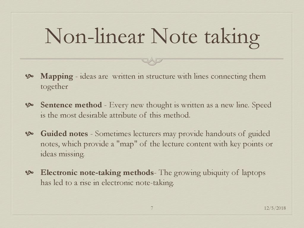 Note taking minute skill ppt download