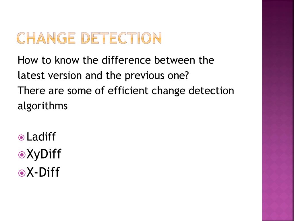 Temporal Queries in XML Document Archives and Web Warehouses - ppt download