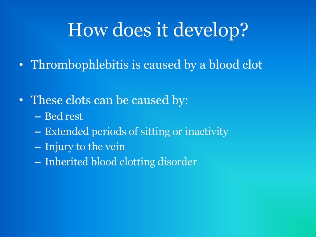 Thrombophlebitis. ppt download