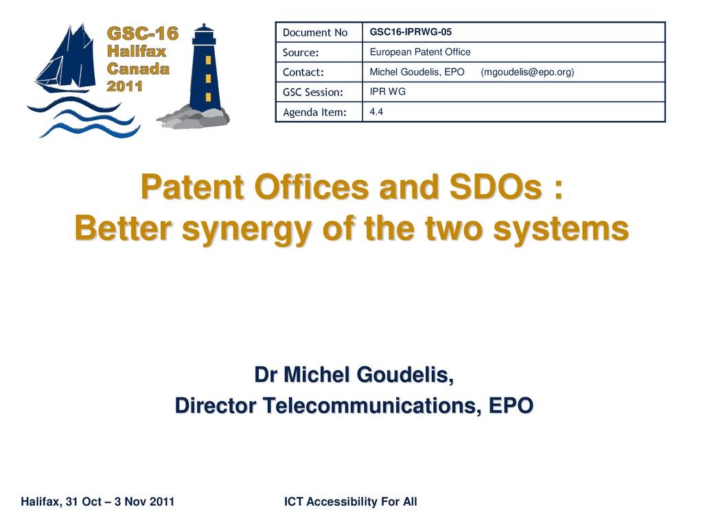 Patent Offices and SDOs : Better synergy of the two systems