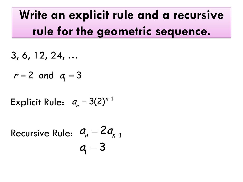 Geometric Sequences. - ppt download
