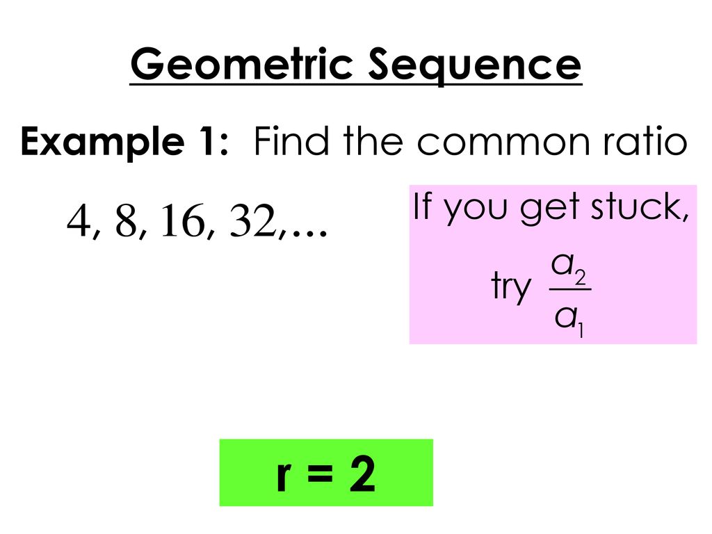 Geometric Sequence A Sequence Of Terms That Have A Common Ratio Between geometric-sequence-a-sequence-of-terms-that-have-a-common-ratio-between