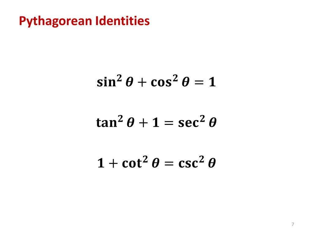 5 1 5 2 Trigonometric Identities Ppt Download 5 1 5 2 Trigonometric Identities Ppt Download