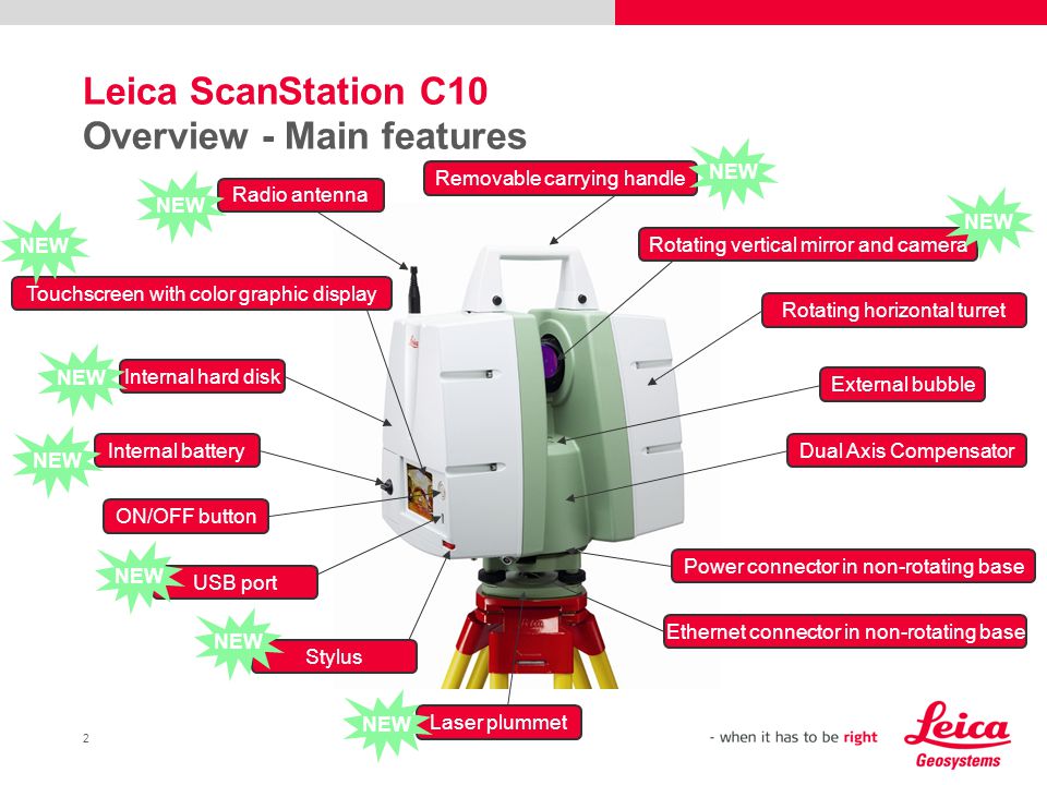 Leica ScanStation C10 The All-in-One Laser Scanner - ppt video online  download