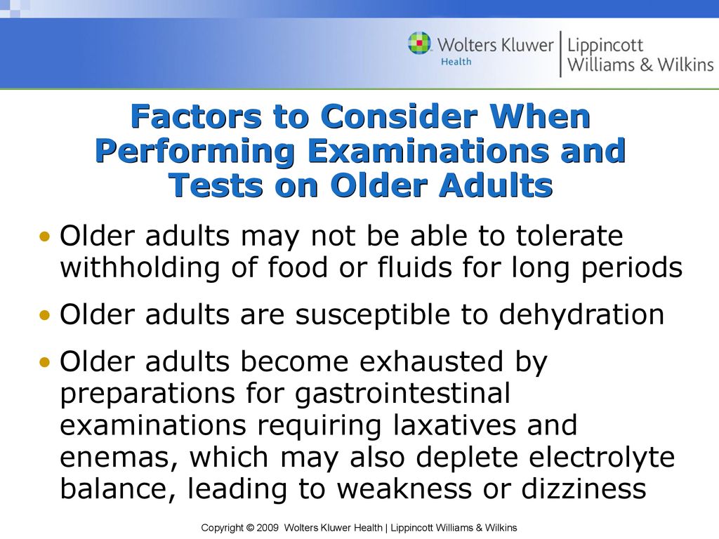 Identification Of Risk Factors For Dehydration In Older Adults