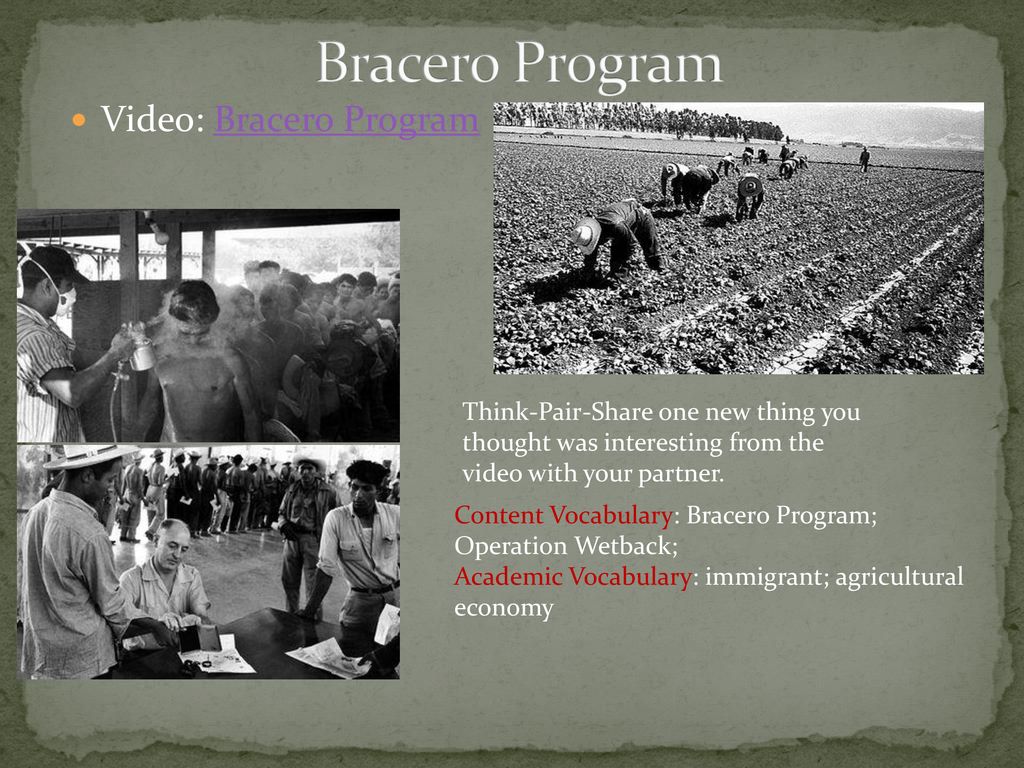 Bracero Program Video: Bracero Program