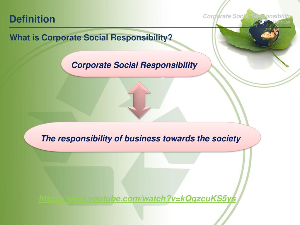 social responsibility of business towards society