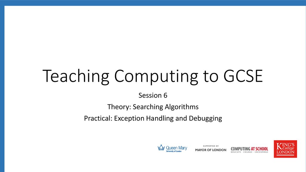 Teaching computing to gcse ppt download