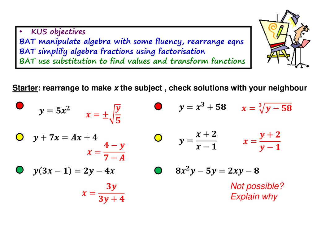 Algebra Manipulation Ppt Download