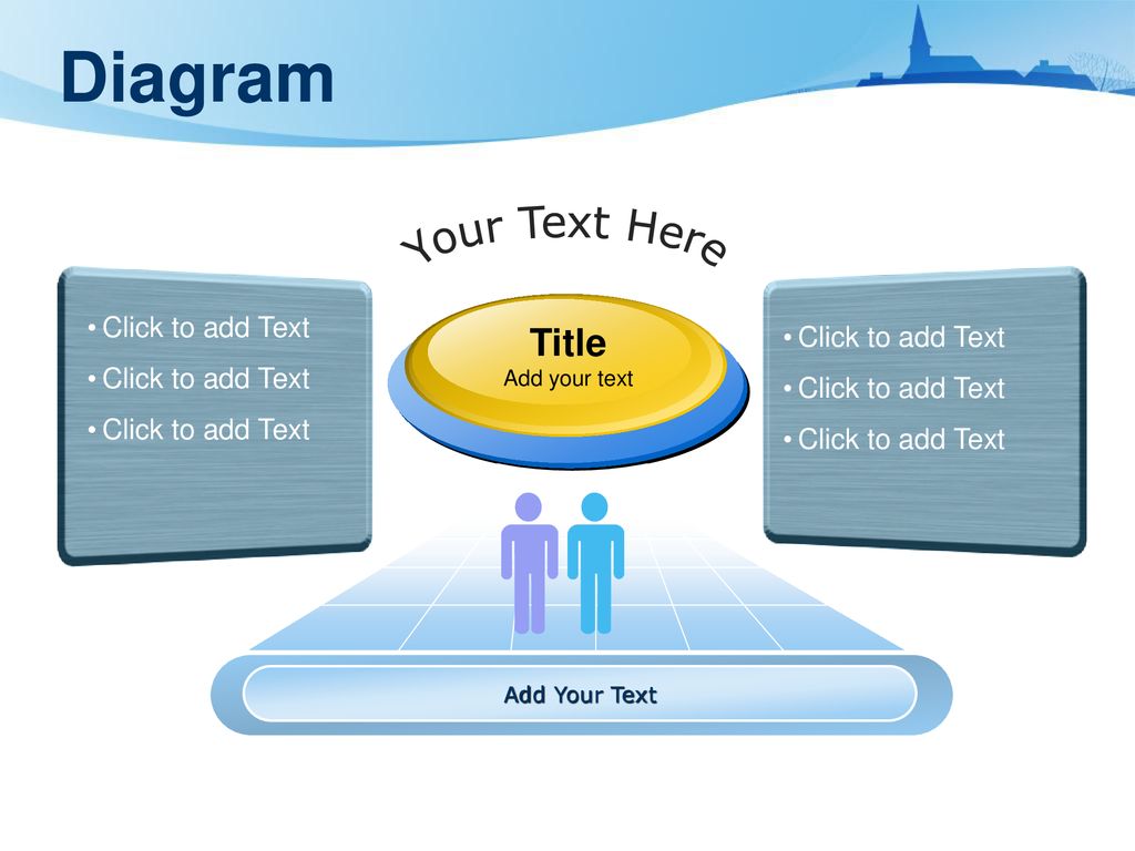 Diagram Title Your Text Here Click to add Text Click to add Text