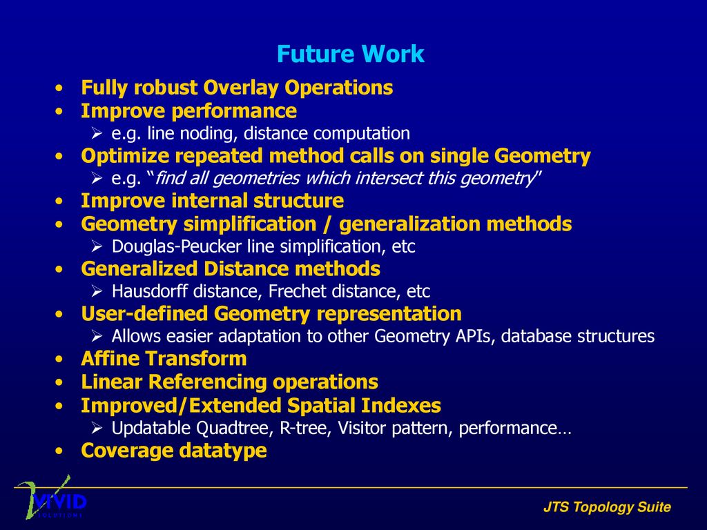Jts topology suite an api for processing linear geometry ppt download
