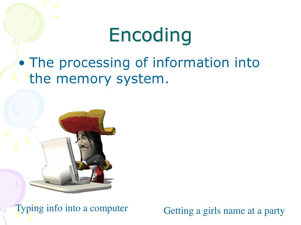 Introduction to Memory and Encoding - ppt download