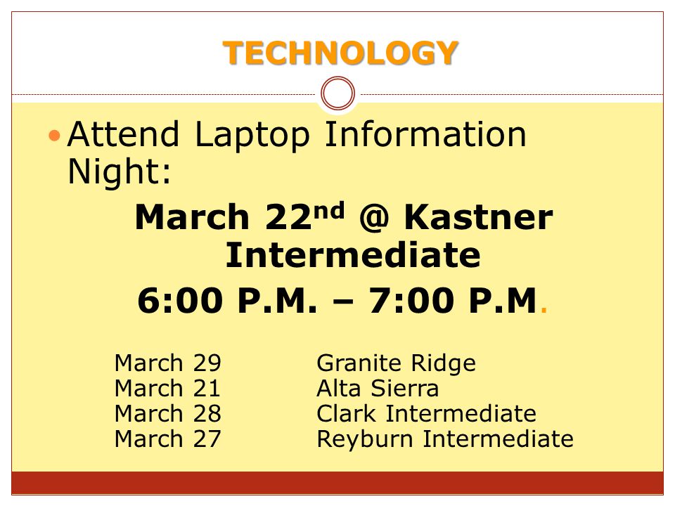 TO KASTNER INTERMEDIATE SCHOOL ppt download