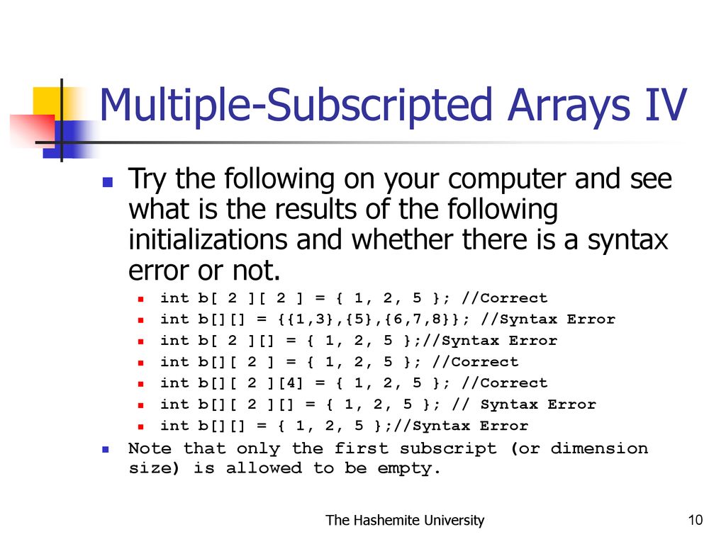 C++ Programming Lecture 16 Arrays – Part III - ppt download