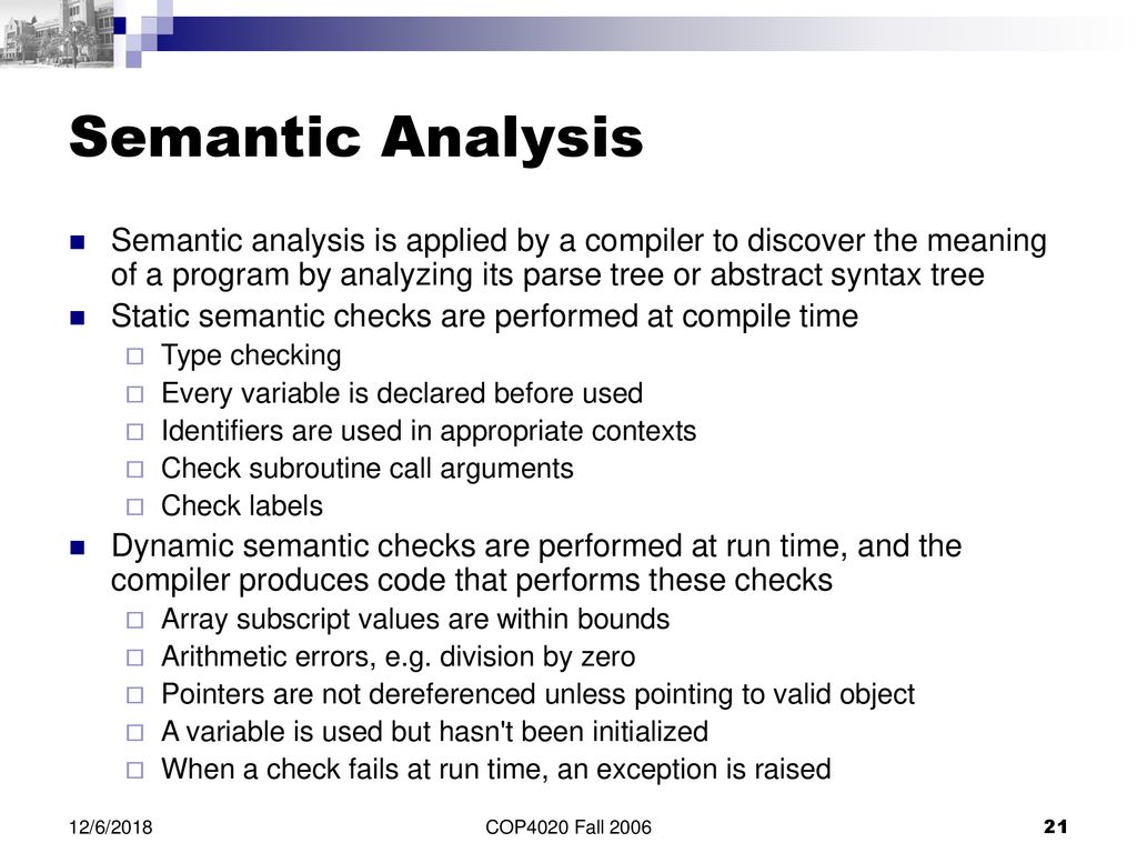 Cop4020 programming languages ppt download