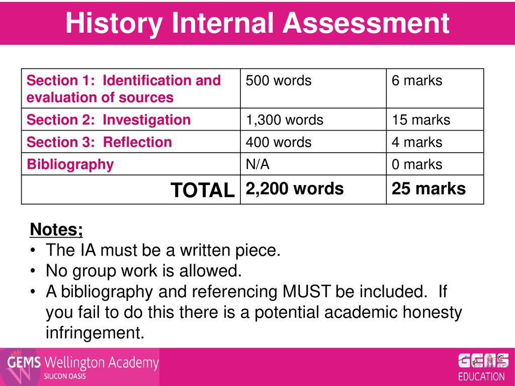 History Internal Assessment Historical investigation - ppt download