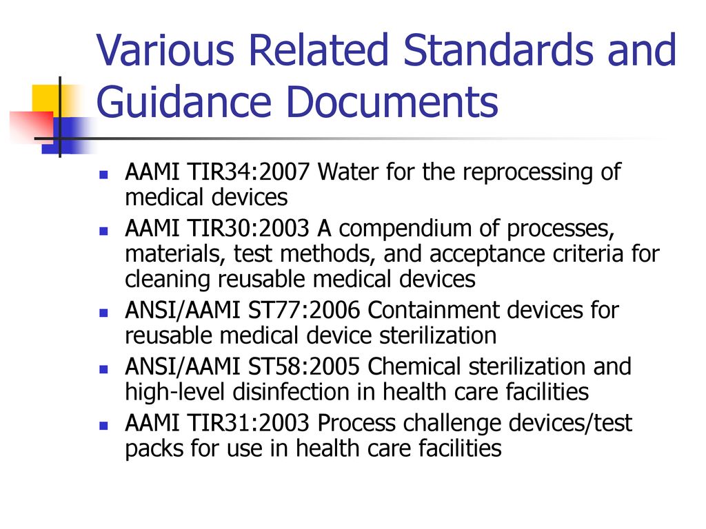 Sterilization Standards Processes Ppt Download
