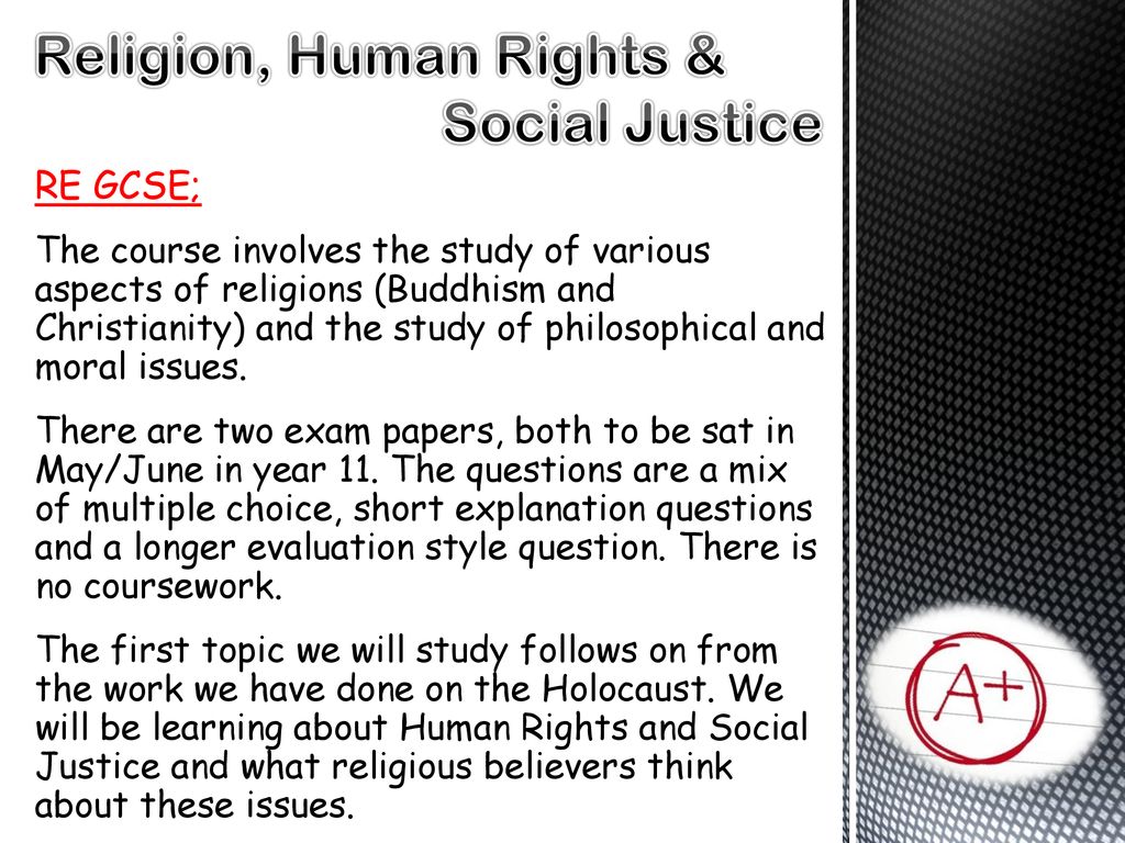 Religion, Human Rights & Social Justice