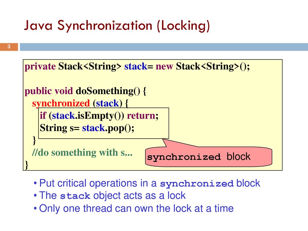 Race Conditions & Synchronization ppt download