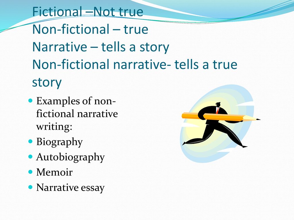 fictional biography examples