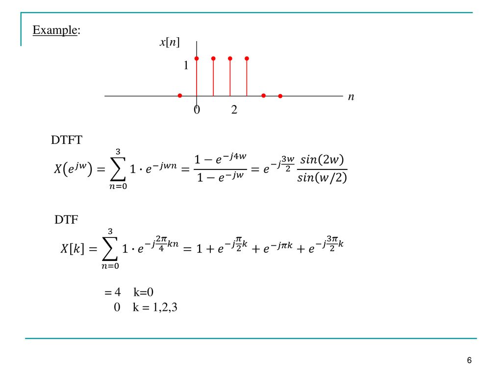 Dtft From Dft Samples By Interpolation Ppt Download