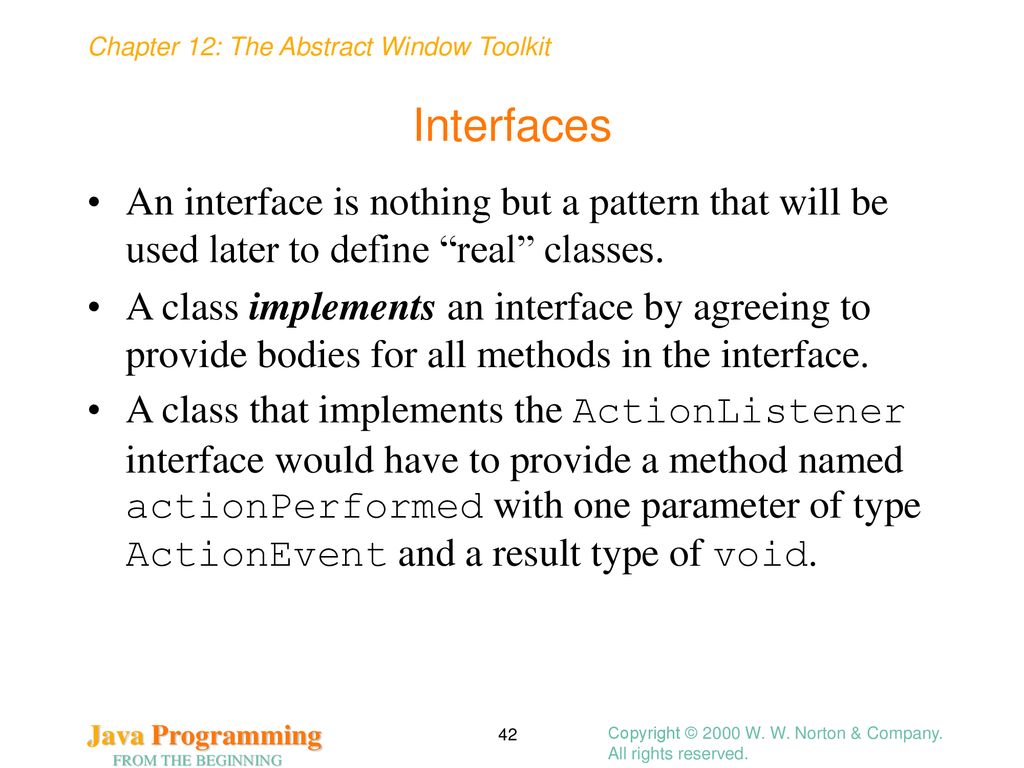 The Abstract Window Toolkit Ppt Download