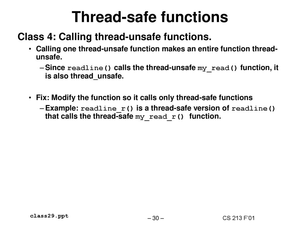 Programming with Threads Dec 6, ppt download