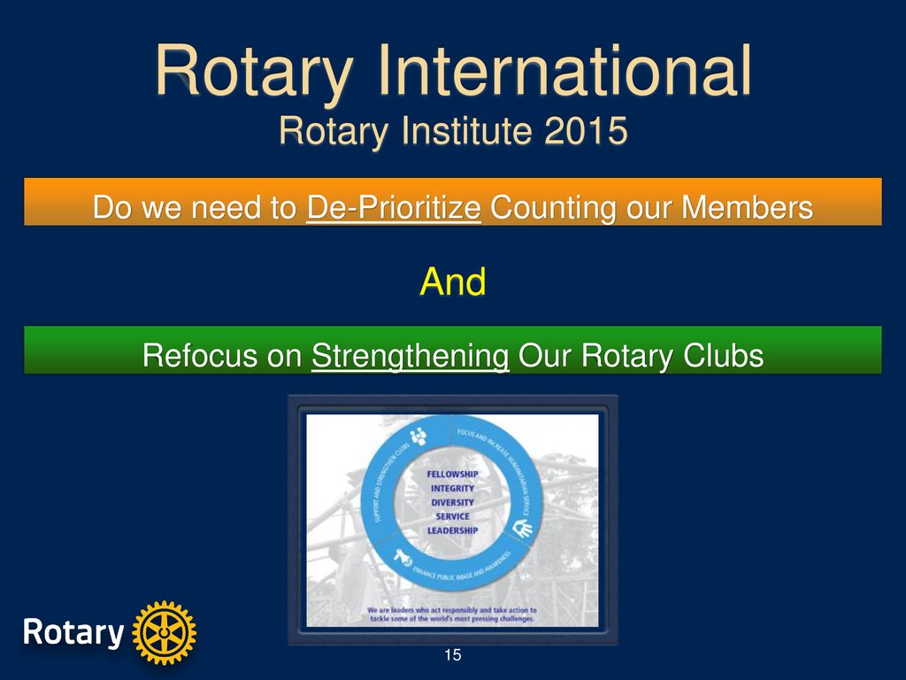 “One Rotary” & Our Opportunities - Ppt Download