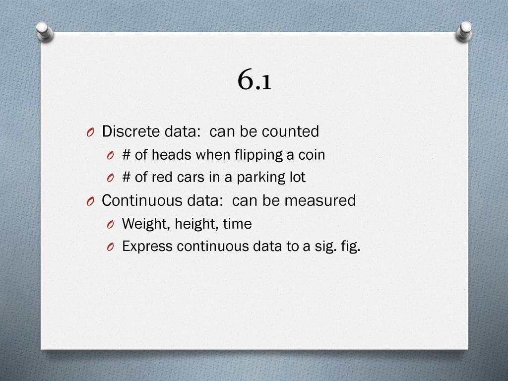 Topic 6 statistics ppt download