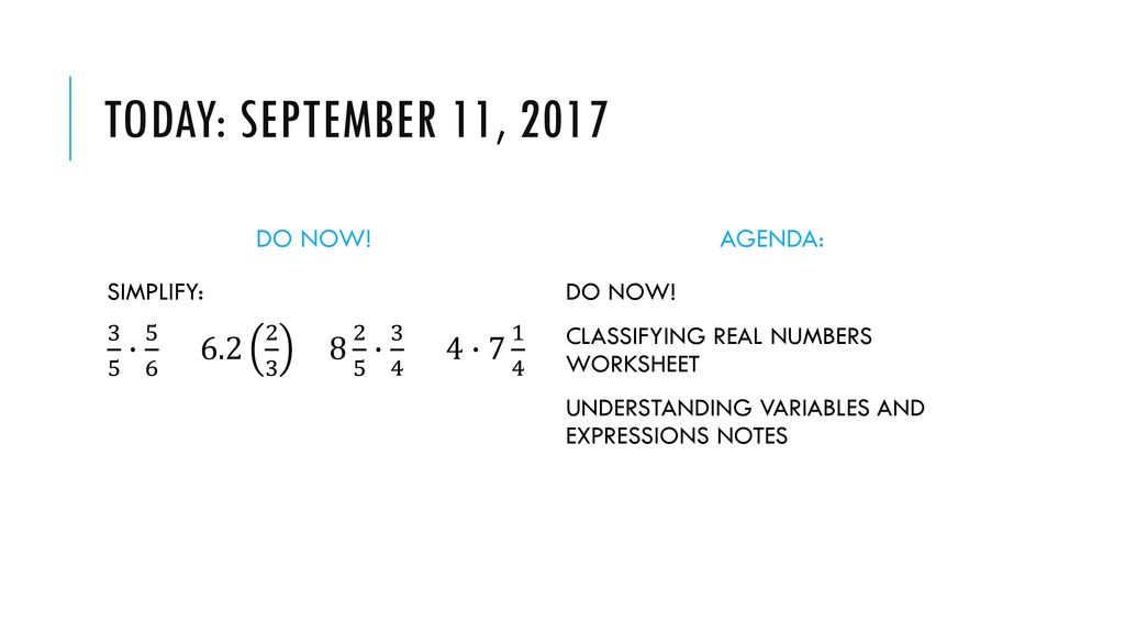 Unit Two Classifying Real Numbers Ppt Download