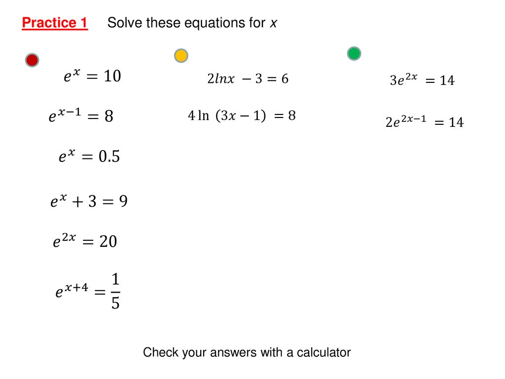 Natural Logarithm Function Ppt Download