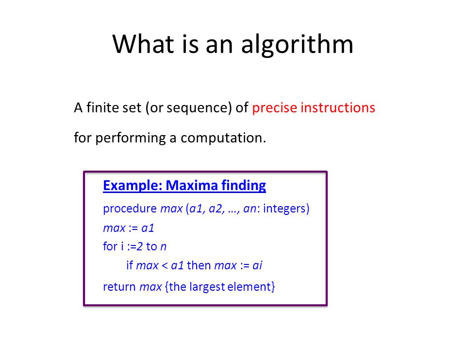 Math Algorithms