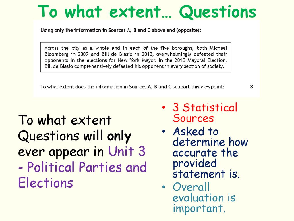 Source Based Questions To What Extent Questions ppt download