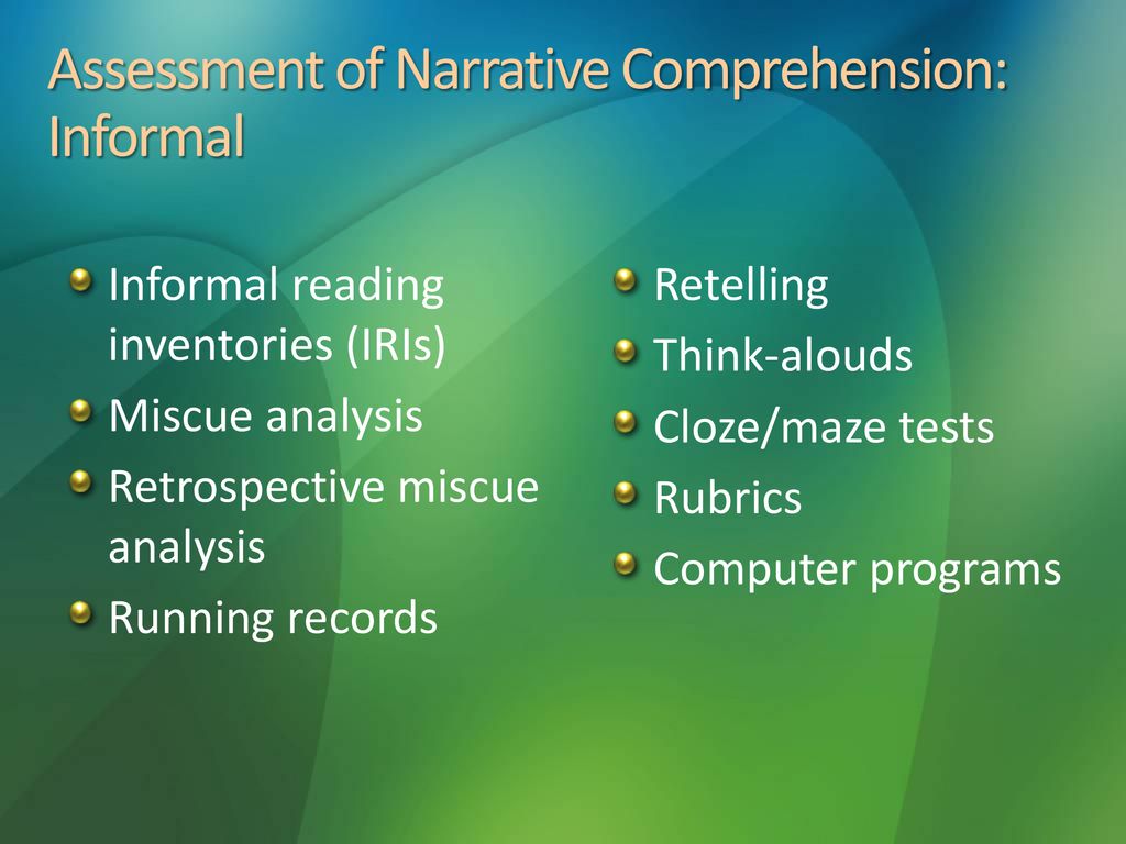 Comprehension of narrative text ppt download
